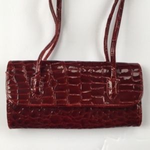 Patent Leather Alligator Mini Purse